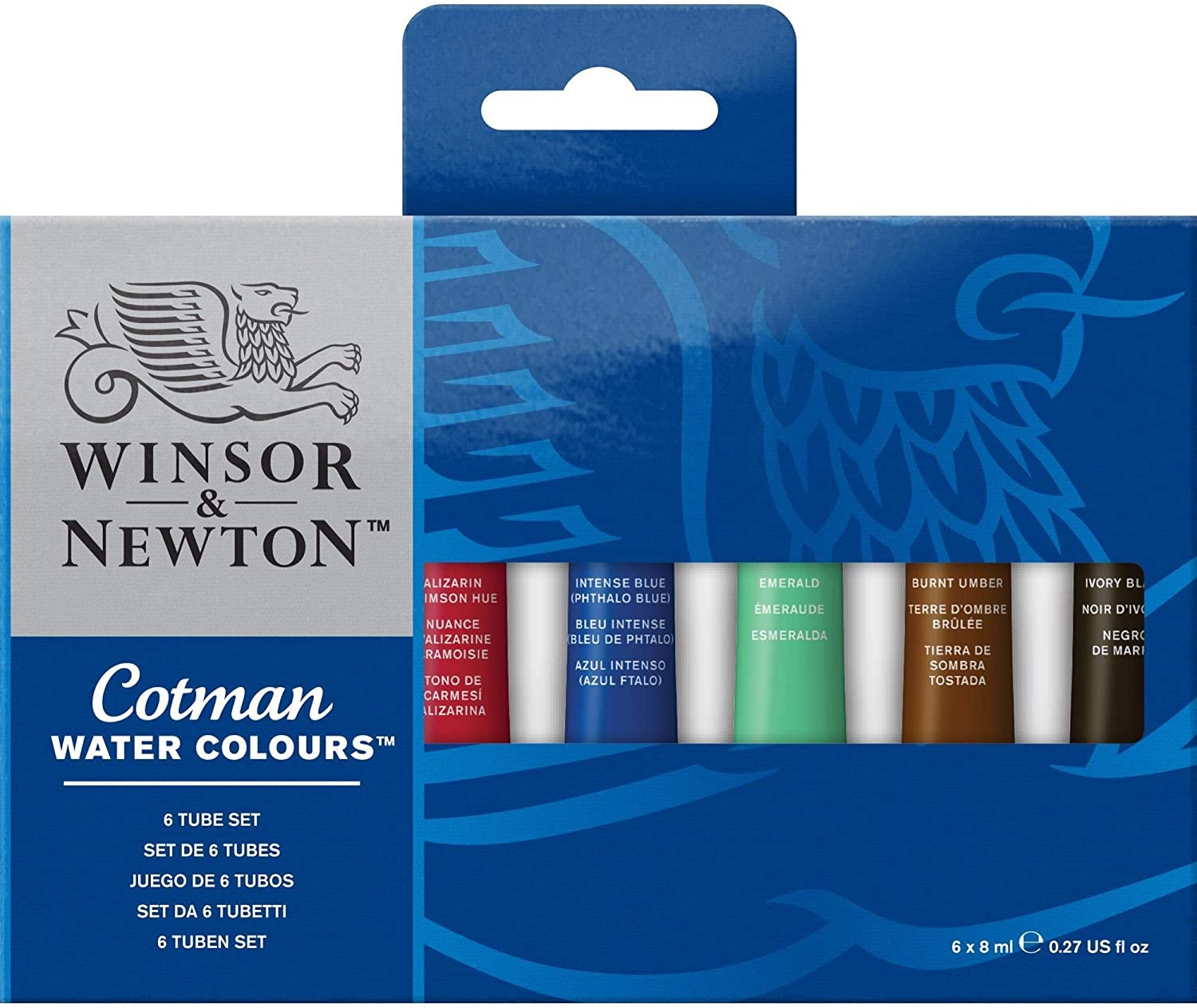 W 0390635 WINSOR & NEWTON                                              | SET ACUARELA COTMAN CAJA CARTON 6 POMOS DE 8 ML                                                                                                                                                                                                 